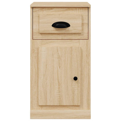Bijzetkast Met Lade 40X50X75 Cm Bewerkt Hout Sonoma Eikenkleur