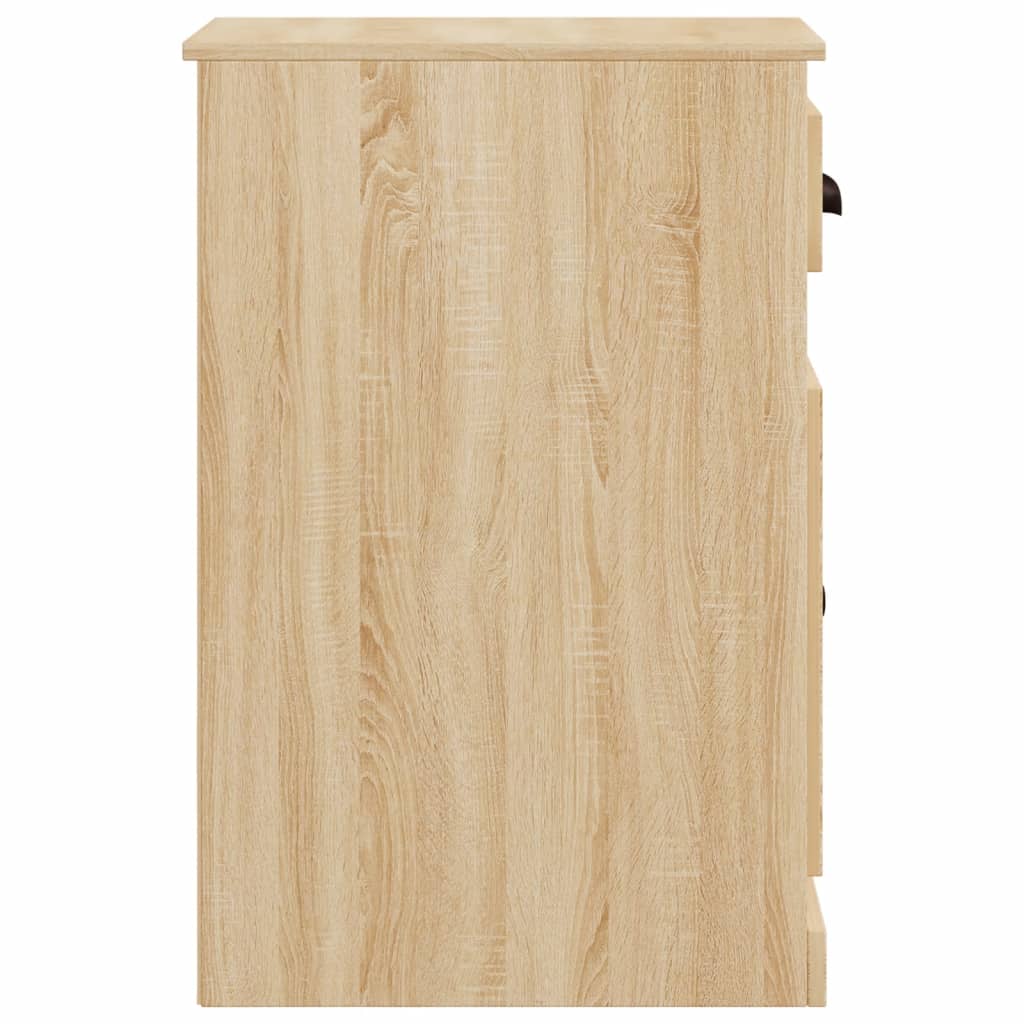 Bijzetkast Met Lade 40X50X75 Cm Bewerkt Hout Sonoma Eikenkleur