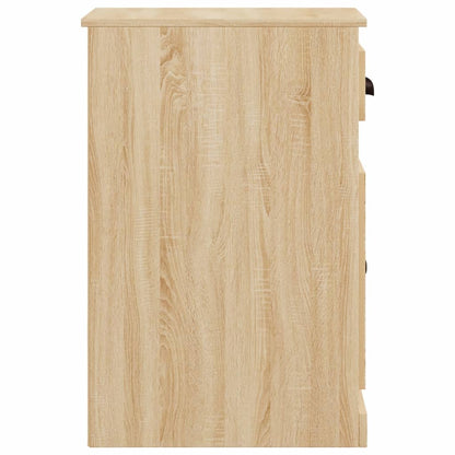 Bijzetkast Met Lade 40X50X75 Cm Bewerkt Hout Sonoma Eikenkleur