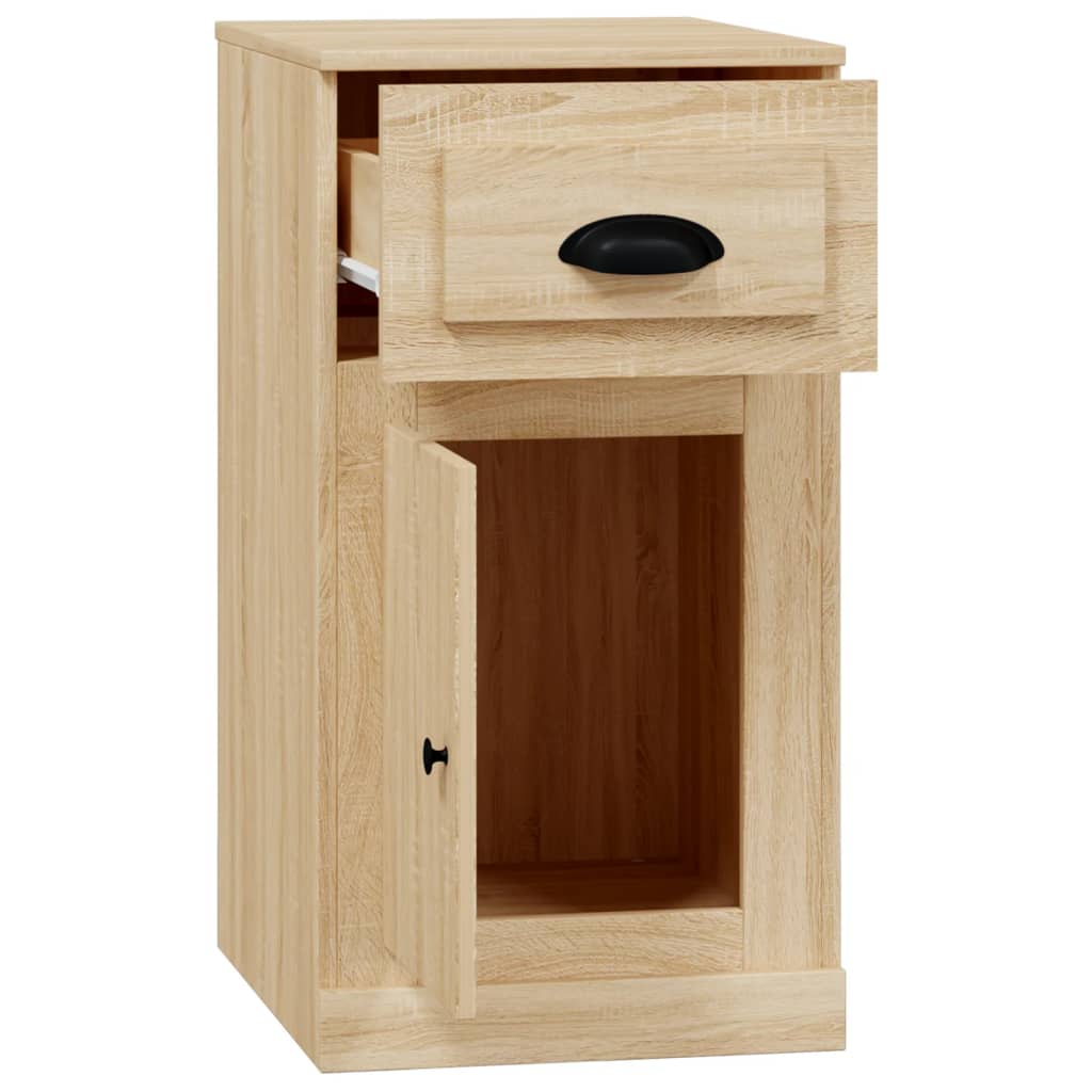 Bijzetkast Met Lade 40X50X75 Cm Bewerkt Hout Sonoma Eikenkleur