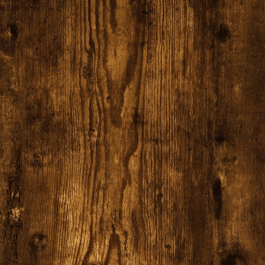 Bijzetkast Met Lade 40X50X75 Cm Bewerkt Hout Kleur Gerookt eiken