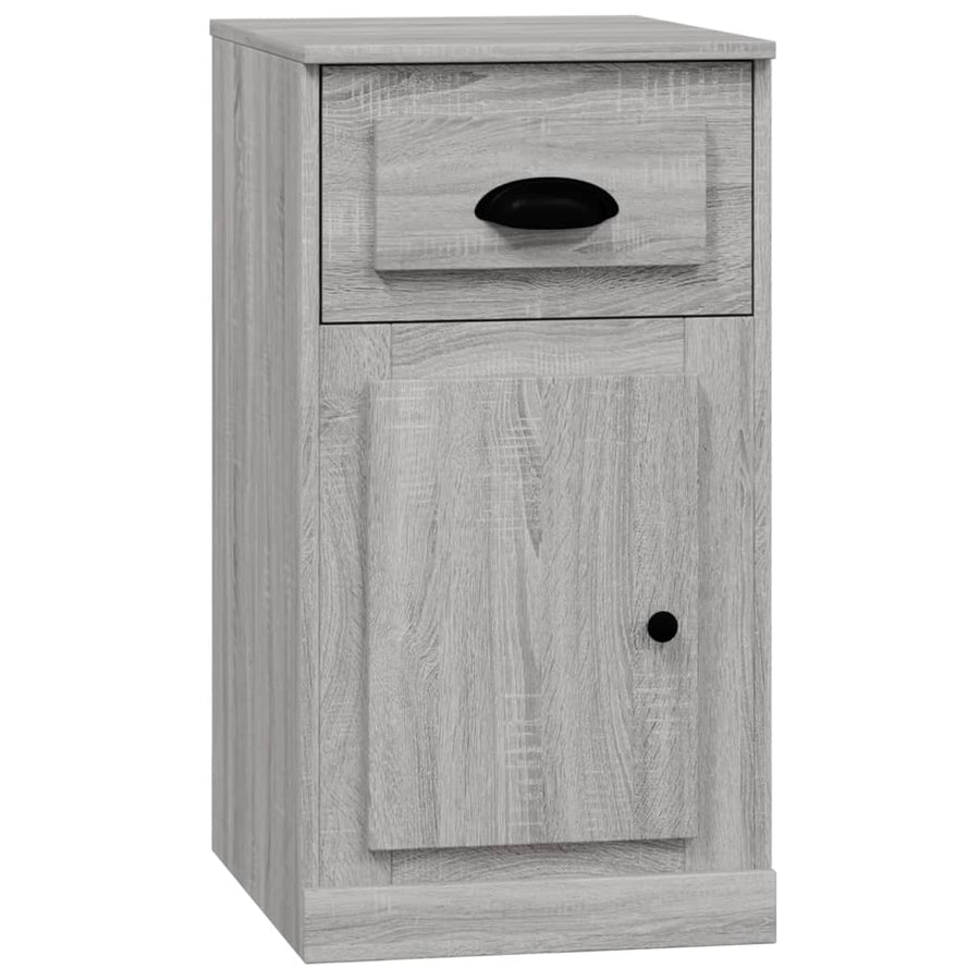 Bijzetkast Met Lade 40X50X75 Cm Bewerkt Hout Grijs Sonoma Eiken