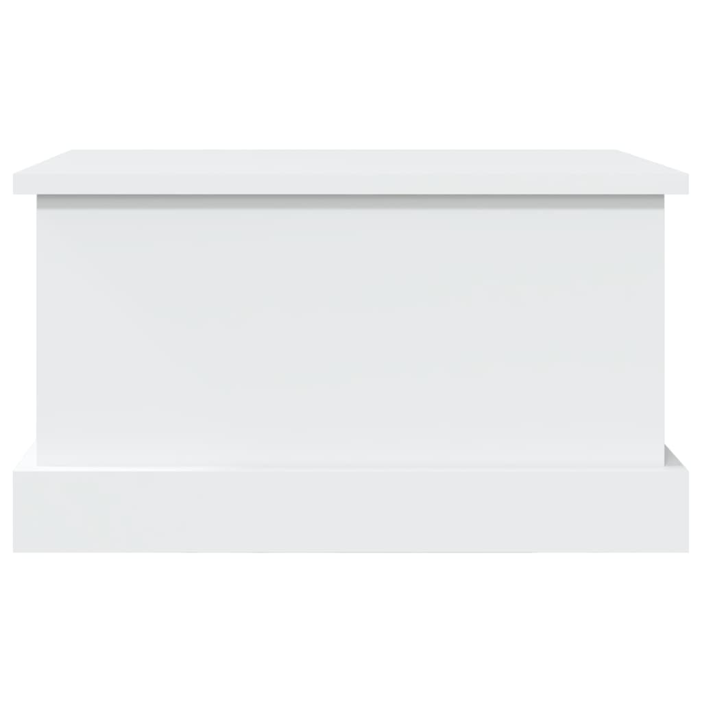 Opbergbox 50X30X28 Cm Bewerkt Hout Wit