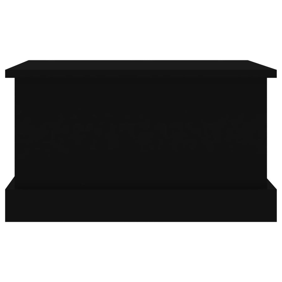 Opbergbox 50X30X28 Cm Bewerkt Hout Zwart