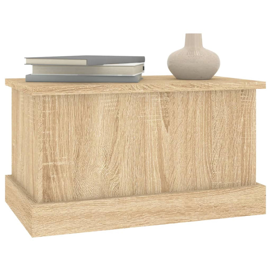 Opbergbox 50X30X28 Cm Bewerkt Hout Sonoma Eikenkleurig
