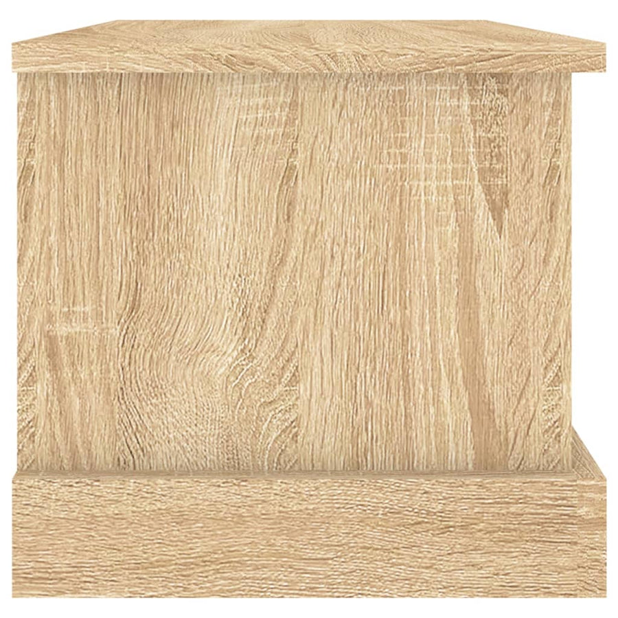 Opbergbox 50X30X28 Cm Bewerkt Hout Sonoma Eikenkleurig