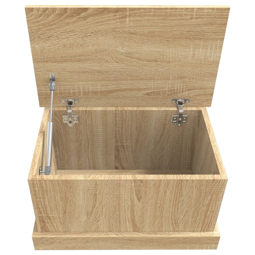 Opbergbox 50X30X28 Cm Bewerkt Hout Sonoma Eikenkleurig