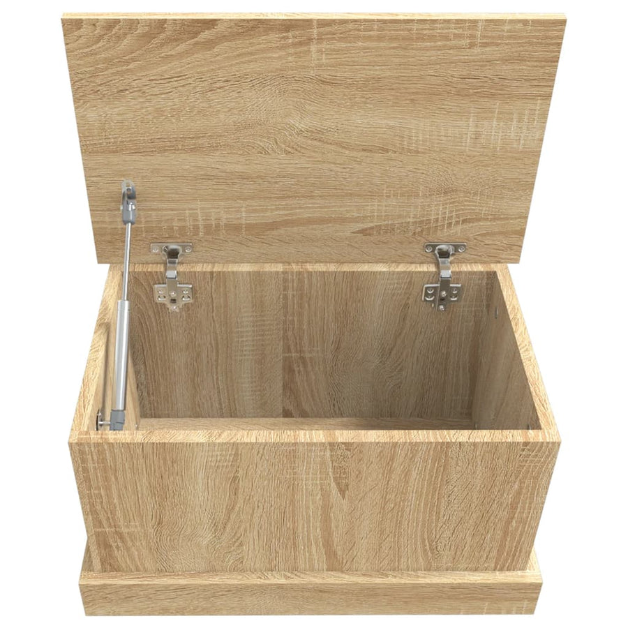 Opbergbox 50X30X28 Cm Bewerkt Hout Sonoma Eikenkleurig