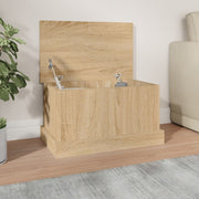 Opbergbox 50x30x28 cm sonoma eiken bewerkt hout