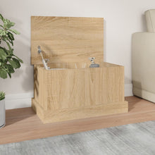 Opbergbox 50X30X28 Cm Bewerkt Hout Sonoma Eikenkleurig