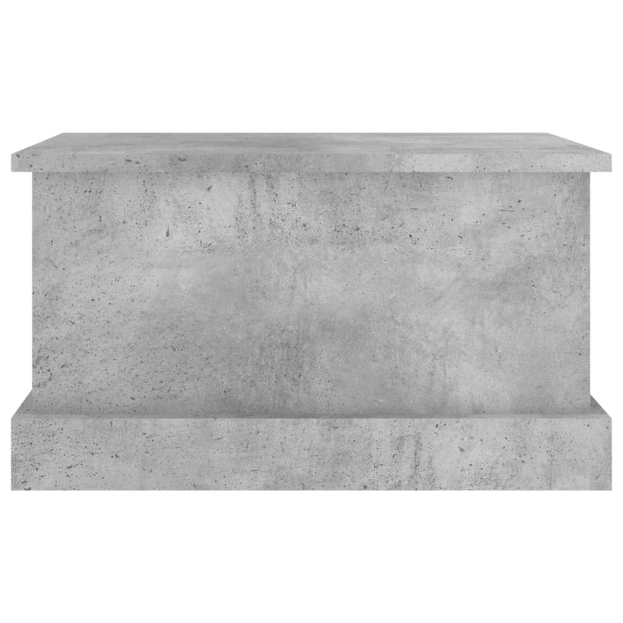 Opbergbox 50X30X28 Cm Bewerkt Hout Betongrijs