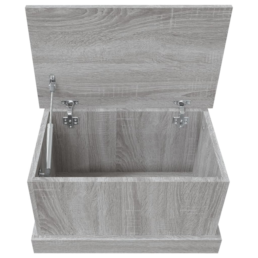 Opbergbox 50X30X28 Cm Bewerkt Hout Grijs Sonoma Eikenkleurig