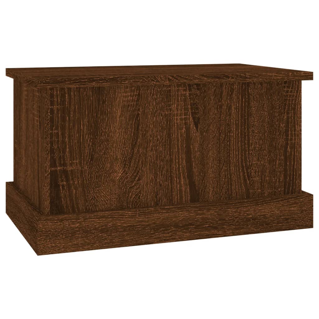 Opbergbox 50X30X28 Cm Bewerkt Hout Bruin Eikenkleur