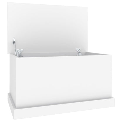 Opbergbox 70X40X38 Cm Bewerkt Hout Wit