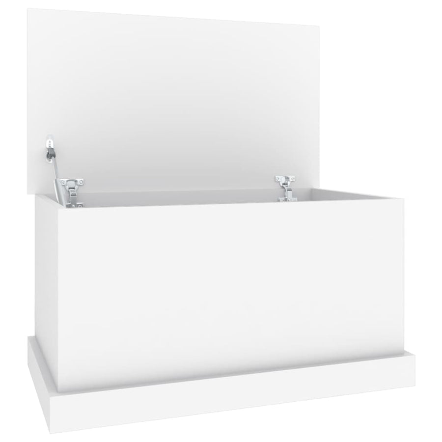 Opbergbox 70X40X38 Cm Bewerkt Hout Wit
