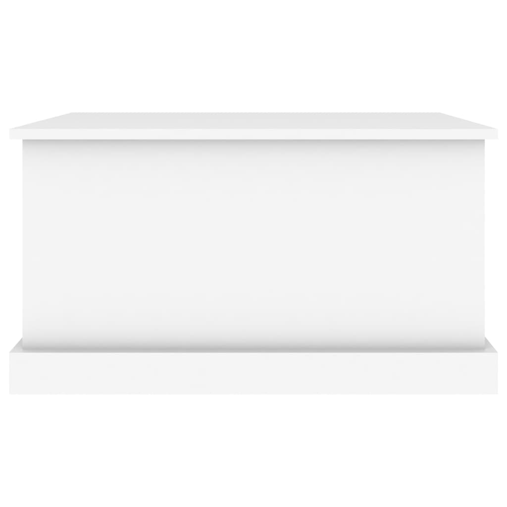 Opbergbox 70X40X38 Cm Bewerkt Hout Wit