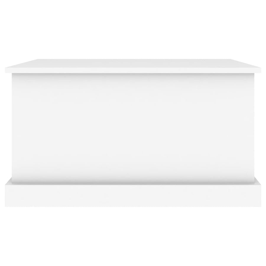 Opbergbox 70X40X38 Cm Bewerkt Hout Wit