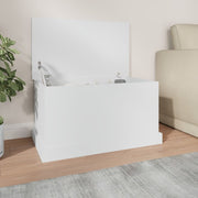 Opbergbox 70x40x38 cm wit bewerkt hout