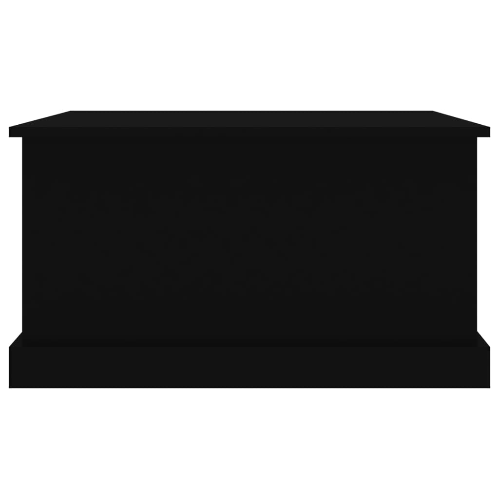 Opbergbox 70X40X38 Cm Bewerkt Hout Zwart