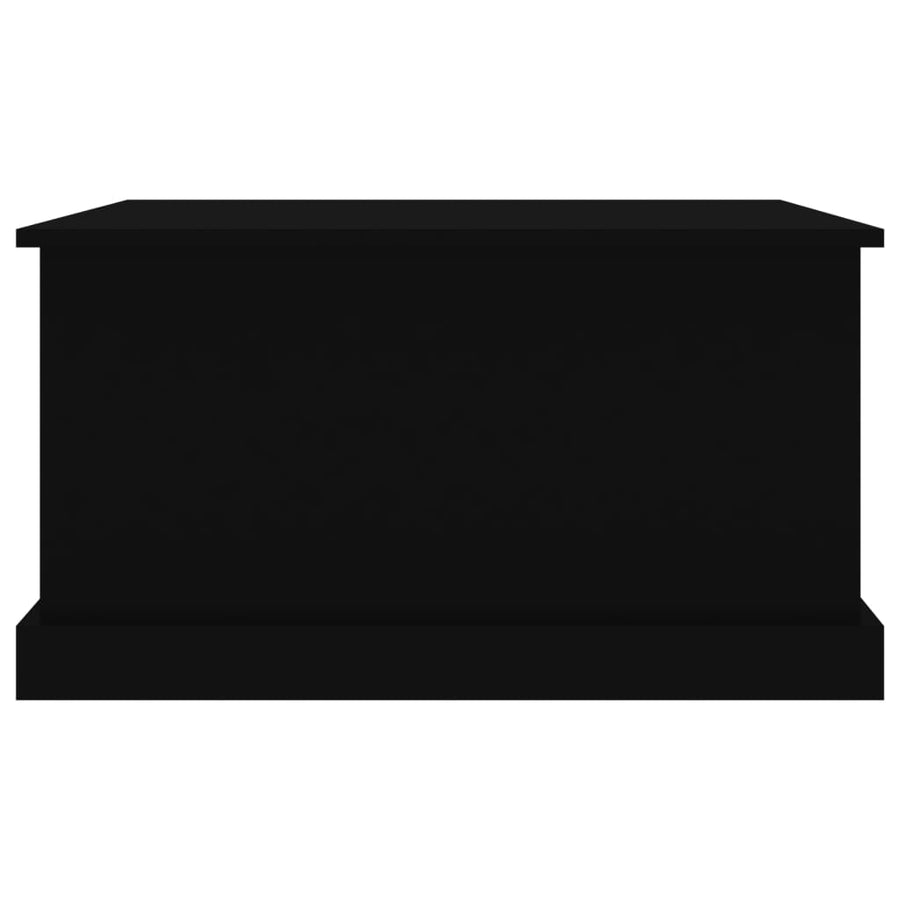 Opbergbox 70X40X38 Cm Bewerkt Hout Zwart