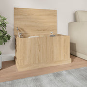 Opbergbox 70x40x38 cm sonoma eiken bewerkt hout