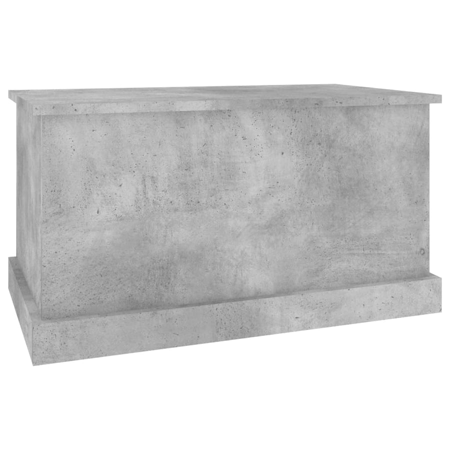 Opbergbox Bewerkt Hout 70 x 40 x 38 cm Betongrijs