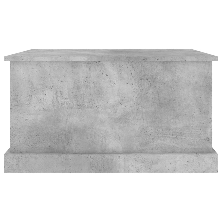 Opbergbox Bewerkt Hout 70 x 40 x 38 cm Betongrijs