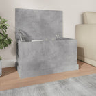 Storage box 70x40x38 cm treated wood concrete grey