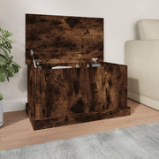 Opbergbox 70x40x38 cm bewerkt hout gerookt eiken