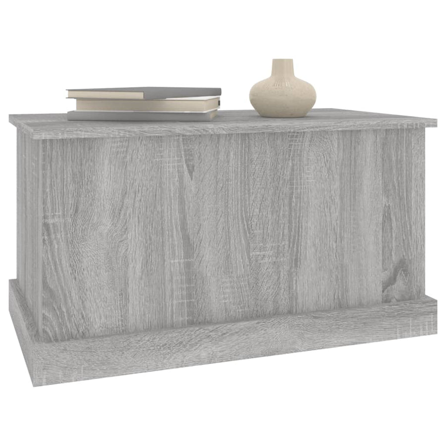 Opbergbox Bewerkt Hout Eikenkleurig 70 x 40 x 38 cm Grijs sonoma