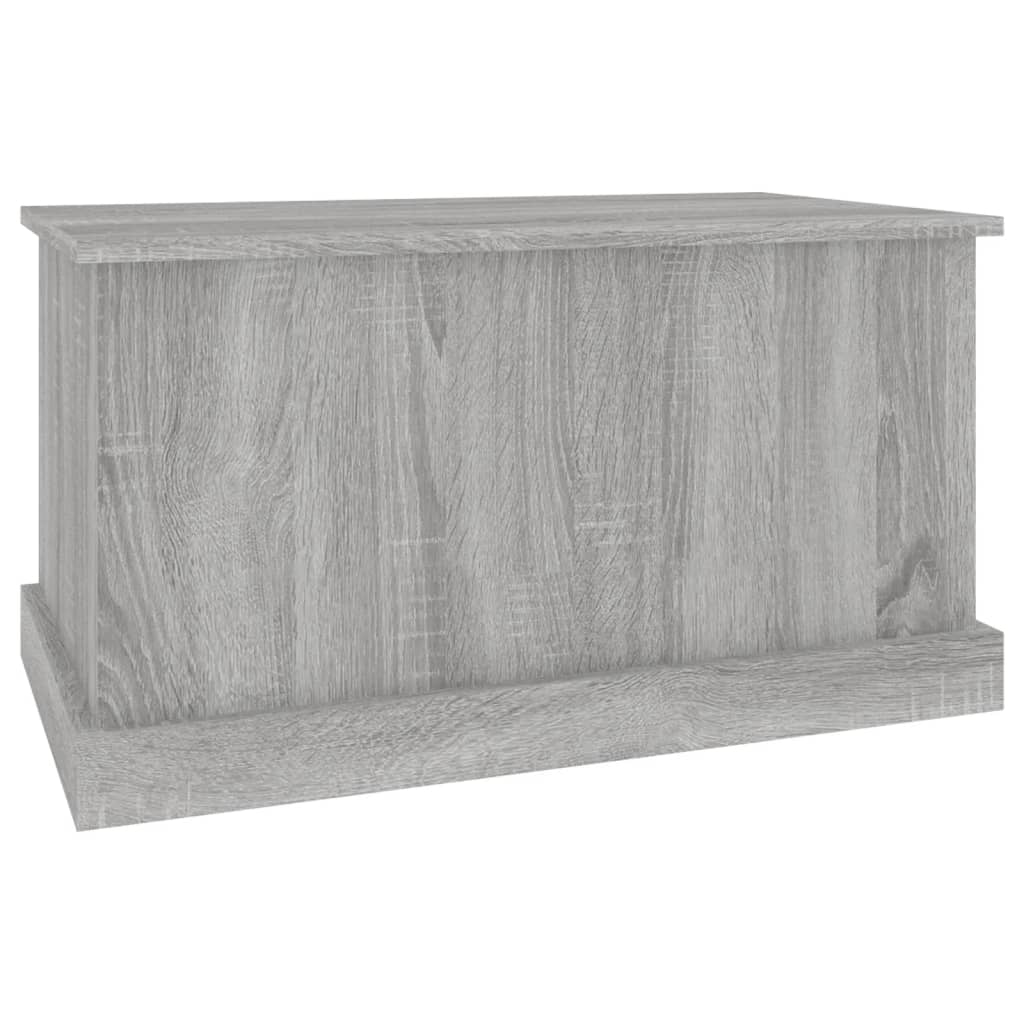 Opbergbox Bewerkt Hout Eikenkleurig 70 x 40 x 38 cm Grijs sonoma