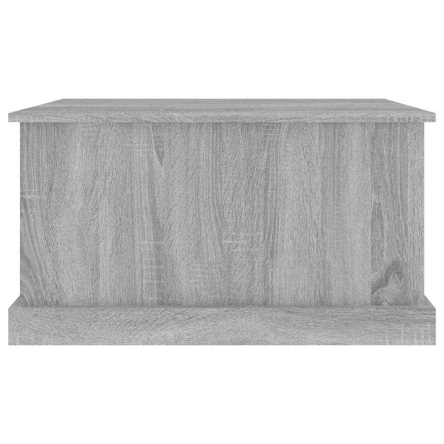 Opbergbox Bewerkt Hout Eikenkleurig 70 x 40 x 38 cm Grijs sonoma
