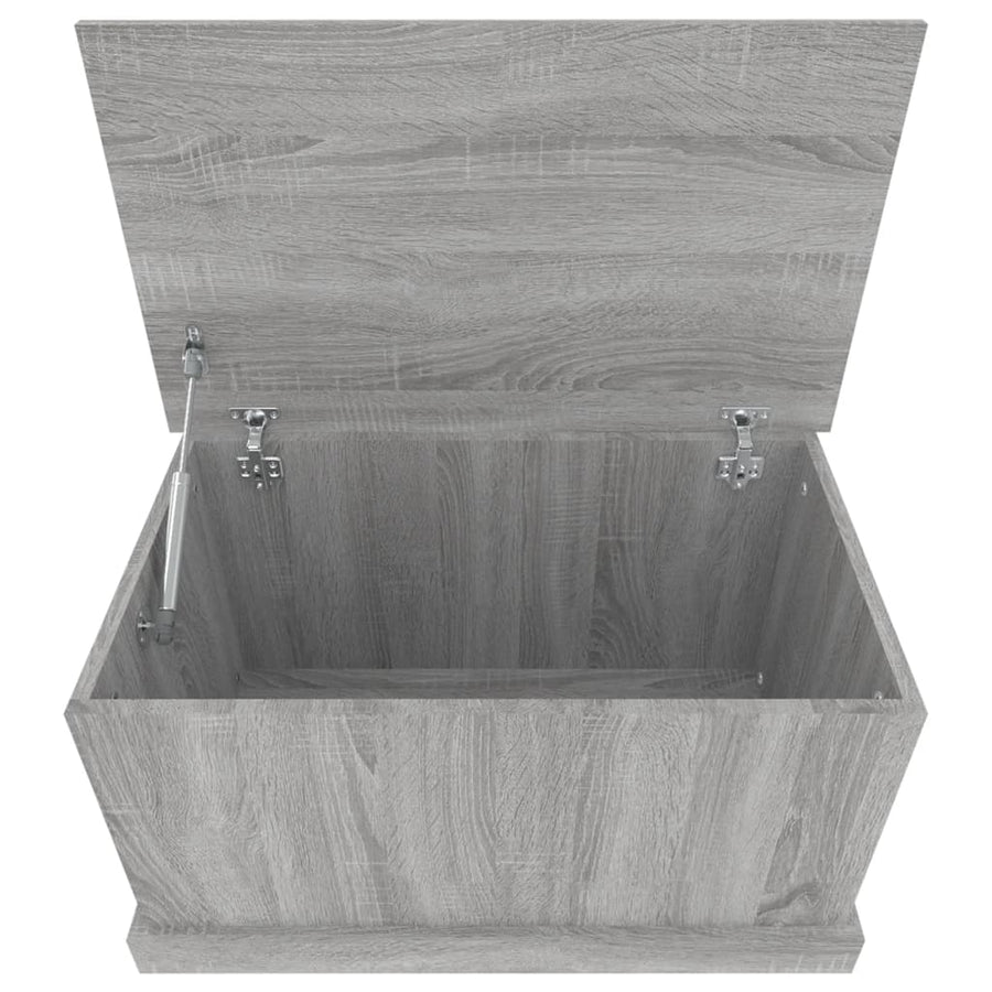 Opbergbox Bewerkt Hout Eikenkleurig 70 x 40 x 38 cm Grijs sonoma