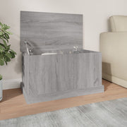 Opbergbox 70x40x38 cm bewerkt hout grijs sonoma