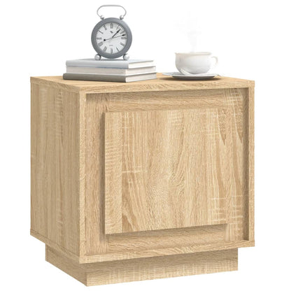 Nachtkastjes 2 St 44X35X45 Cm Bewerkt Hout Sonoma Eikenkleurig