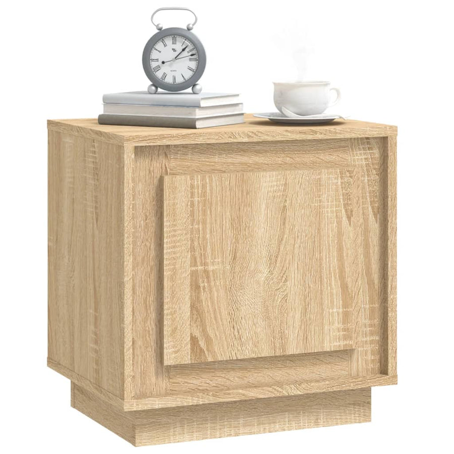 Nachtkastjes 2 St 44X35X45 Cm Bewerkt Hout Sonoma Eikenkleurig