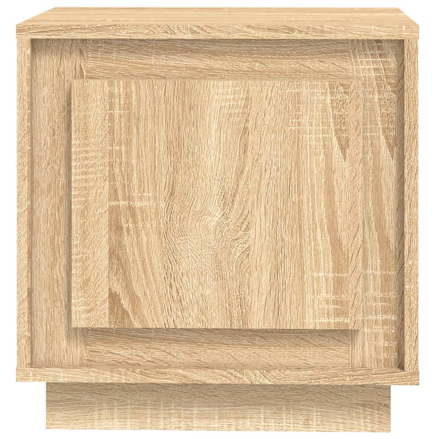 Nachtkastjes 2 St 44X35X45 Cm Bewerkt Hout Sonoma Eikenkleurig