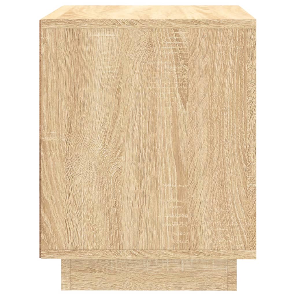 Nachtkastjes 2 St 44X35X45 Cm Bewerkt Hout Sonoma Eikenkleurig