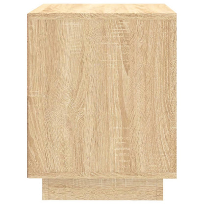 Nachtkastjes 2 St 44X35X45 Cm Bewerkt Hout Sonoma Eikenkleurig