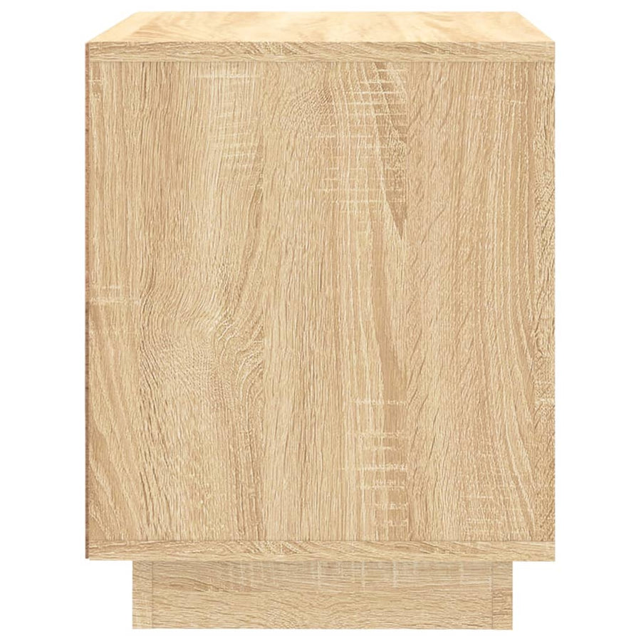 Nachtkastjes 2 St 44X35X45 Cm Bewerkt Hout Sonoma Eikenkleurig