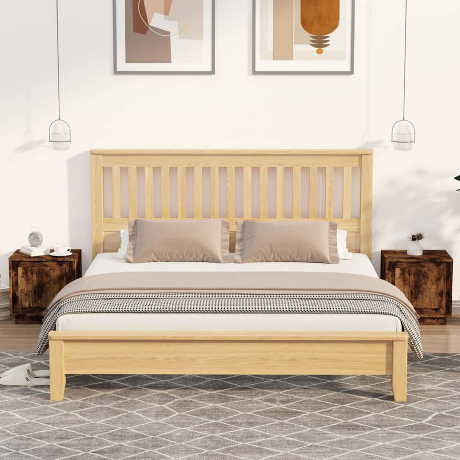 Nachtkastjes 2 St 44X35X45 Cm Bewerkt Hout Gerookt Eikenkleurig