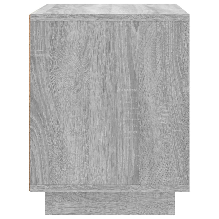 Nachtkastjes 2 St 44X35X45 Cm Bewerkt Hout Grijs Sonoma Eiken