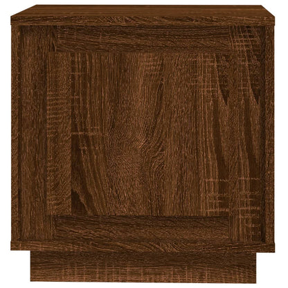 Nachtkastjes 2 St 44X35X45 Cm Bewerkt Hout Bruin Eikenkleur