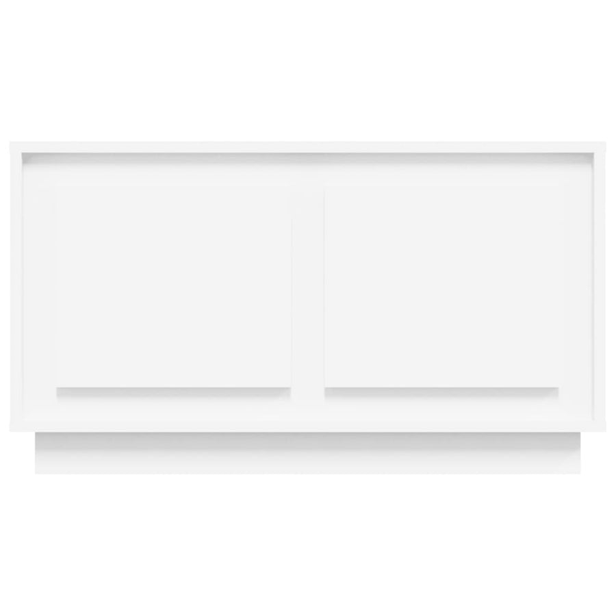 Tv-meubel 80x35x45 cm bewerkt hout wit
