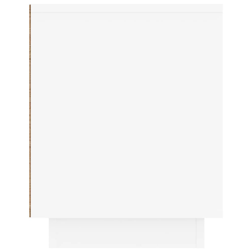 Tv-meubel 80x35x45 cm bewerkt hout wit