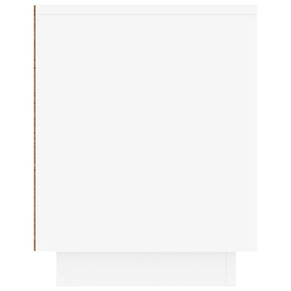 Tv-meubel 80x35x45 cm bewerkt hout wit