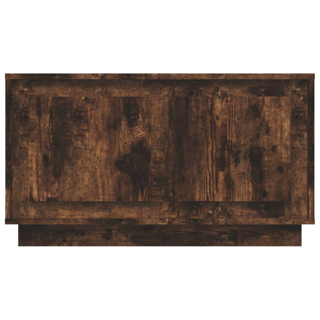 Tv-Meubel 80X35X45 Cm Bewerkt Hout Kleurig Gerookt eiken