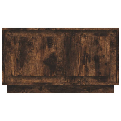 Tv-Meubel 80X35X45 Cm Bewerkt Hout Kleurig Gerookt eiken
