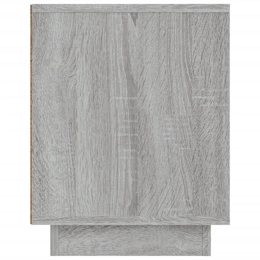 Tv-Meubel 80X35X45 Cm Bewerkt Hout Eikenkleurig Grijs sonoma