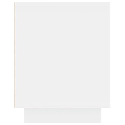 Tv-Meubel 02X35X45 Cm Bewerkt Hout Wit